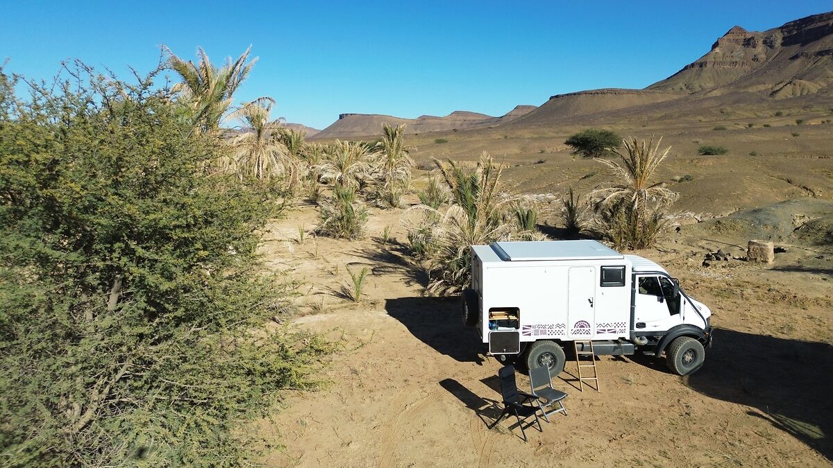 Reisemobil in Marokko